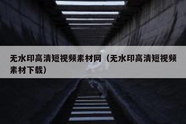 无水印高清短视频素材网（无水印高清短视频素材下载）