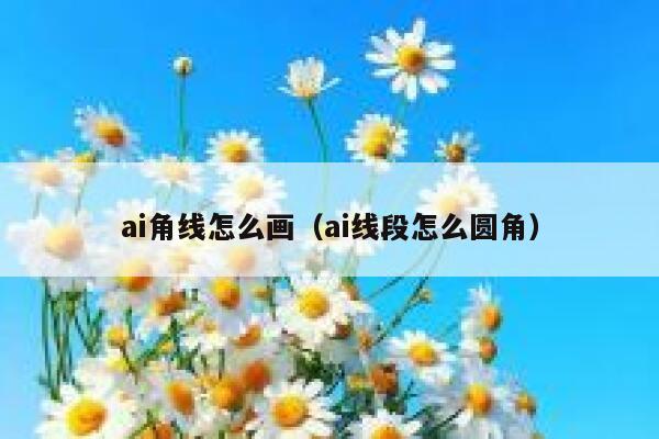 ai角线怎么画（ai线段怎么圆角）