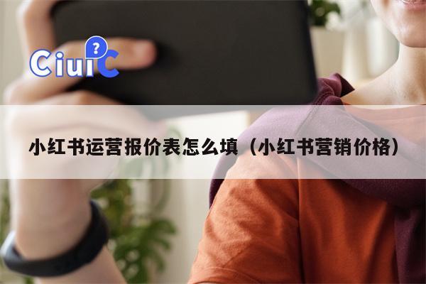 小红书运营报价表怎么填（小红书营销价格）