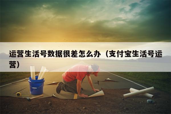 运营生活号数据很差怎么办（支付宝生活号运营）
