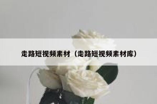 走路短视频素材（走路短视频素材库）