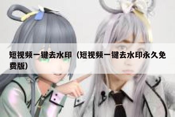 短视频一键去水印（短视频一键去水印永久免费版）