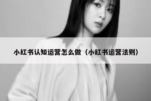 小红书认知运营怎么做（小红书运营法则）