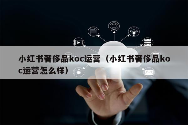 小红书奢侈品koc运营（小红书奢侈品koc运营怎么样）