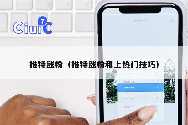 推特涨粉（推特涨粉和上热门技巧）