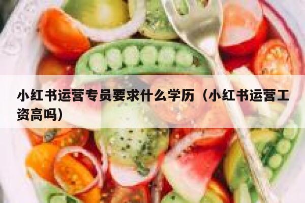 小红书运营专员要求什么学历（小红书运营工资高吗）
