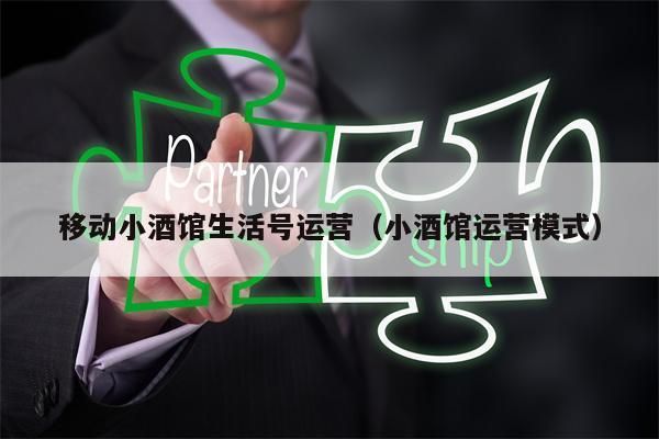 移动小酒馆生活号运营（小酒馆运营模式）