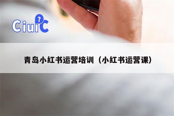 青岛小红书运营培训（小红书运营课）