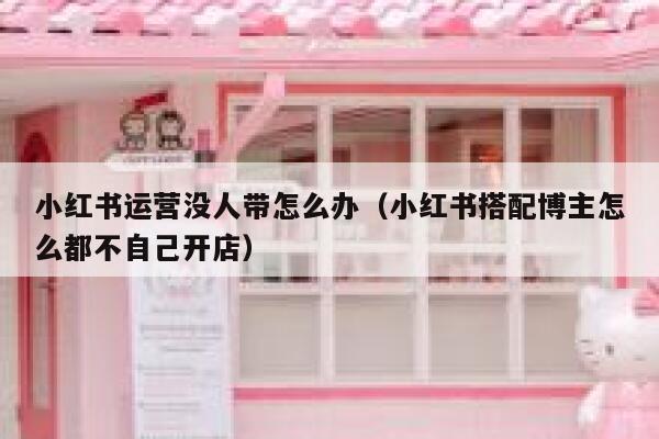 小红书运营没人带怎么办（小红书搭配博主怎么都不自己开店）
