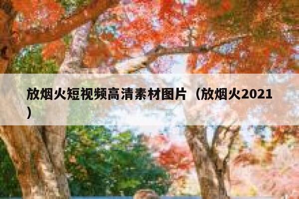 放烟火短视频高清素材图片（放烟火2021）