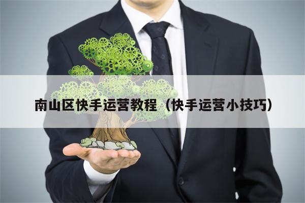 南山区快手运营教程（快手运营小技巧）