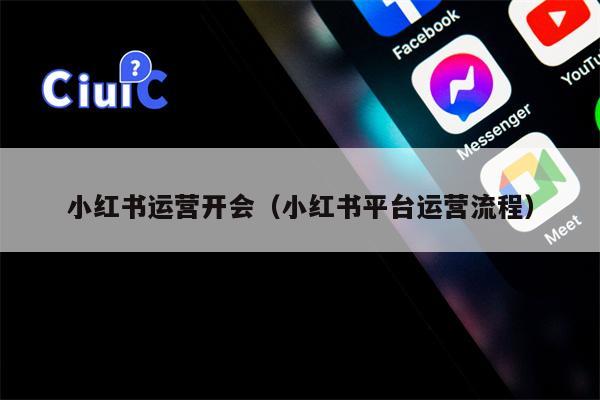 小红书运营开会（小红书平台运营流程）
