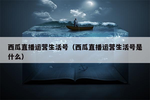 西瓜直播运营生活号（西瓜直播运营生活号是什么）