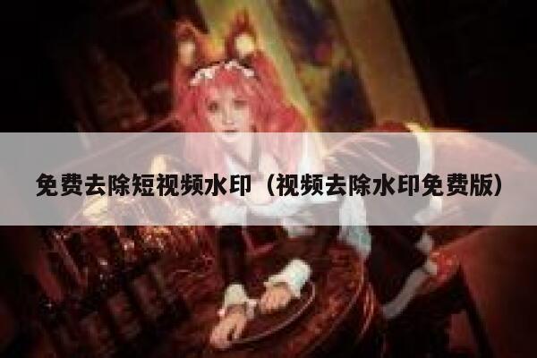 免费去除短视频水印（视频去除水印免费版）