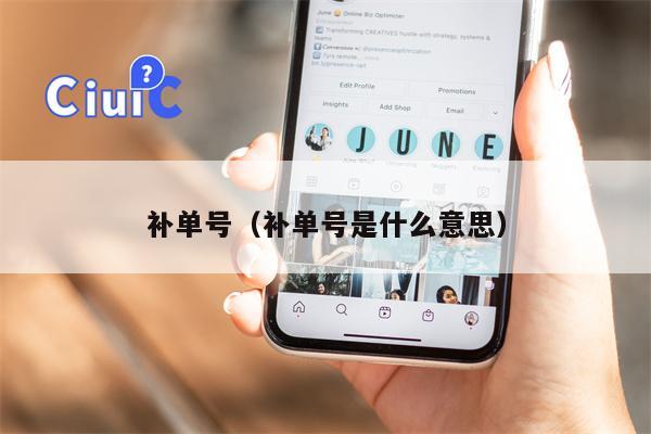 补单号（补单号是什么意思）