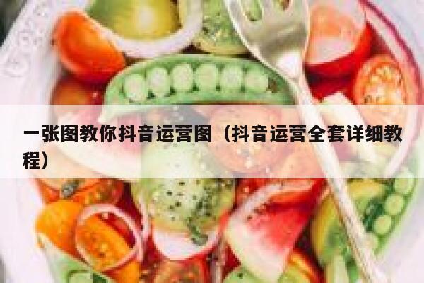 一张图教你抖音运营图（抖音运营全套详细教程）