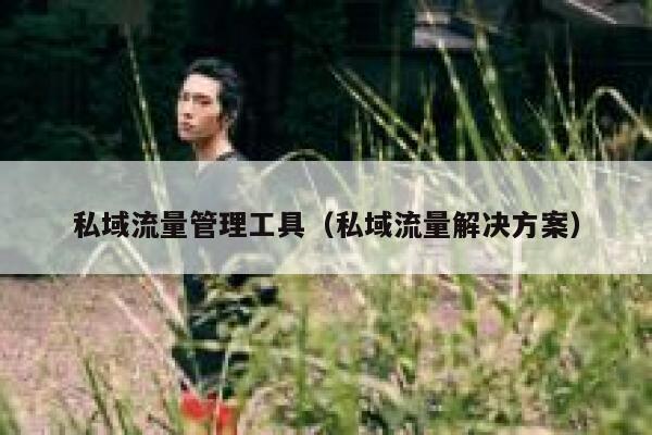私域流量管理工具（私域流量解决方案）
