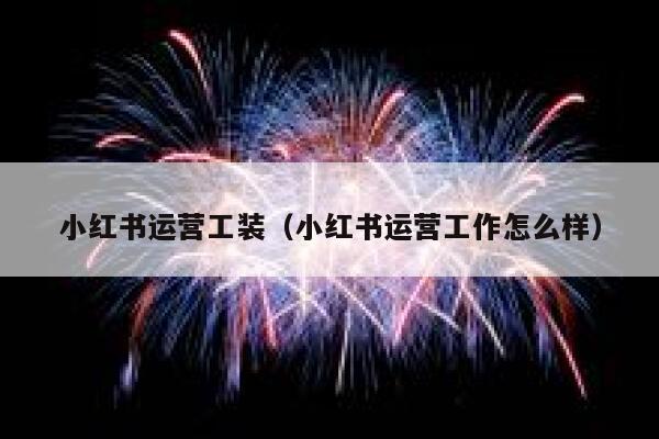 小红书运营工装（小红书运营工作怎么样）