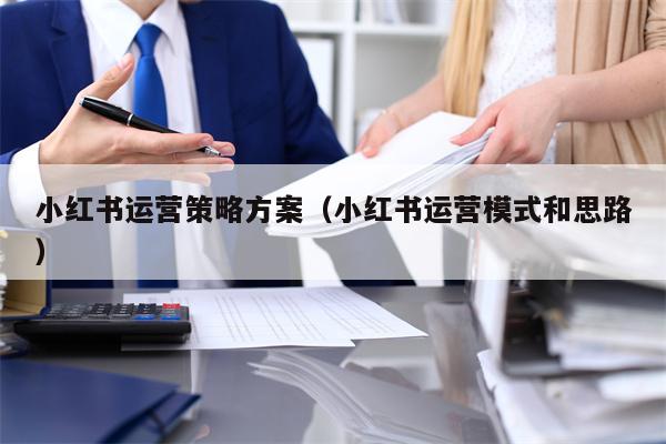 小红书运营策略方案（小红书运营模式和思路）