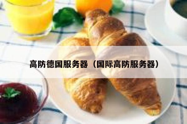 高防德国服务器（国际高防服务器）