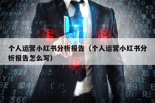 个人运营小红书分析报告（个人运营小红书分析报告怎么写）