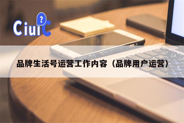 品牌生活号运营工作内容（品牌用户运营）