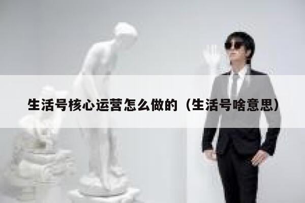 生活号核心运营怎么做的（生活号啥意思）