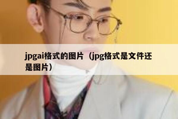jpgai格式的图片（jpg格式是文件还是图片）
