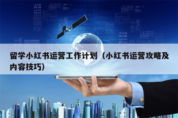 留学小红书运营工作计划（小红书运营攻略及内容技巧）