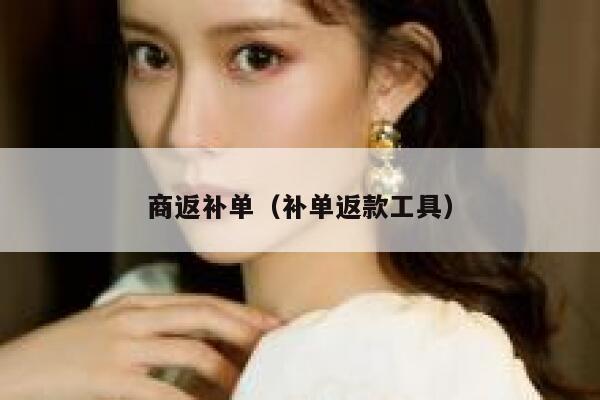 商返补单（补单返款工具）