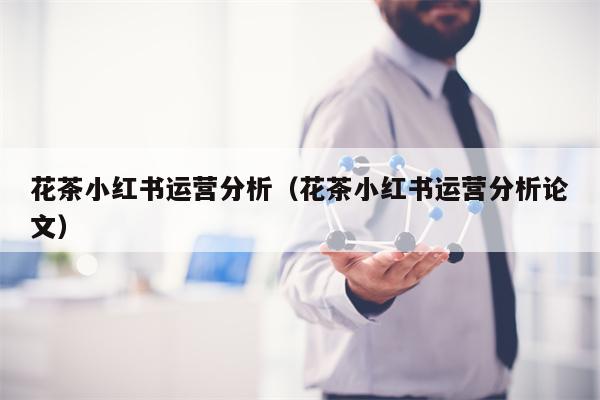 花茶小红书运营分析（花茶小红书运营分析论文）