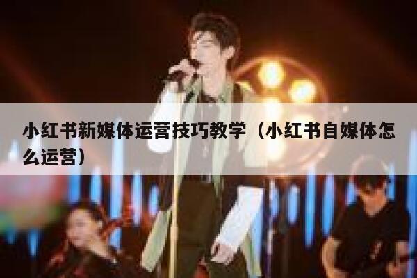 小红书新媒体运营技巧教学（小红书自媒体怎么运营）