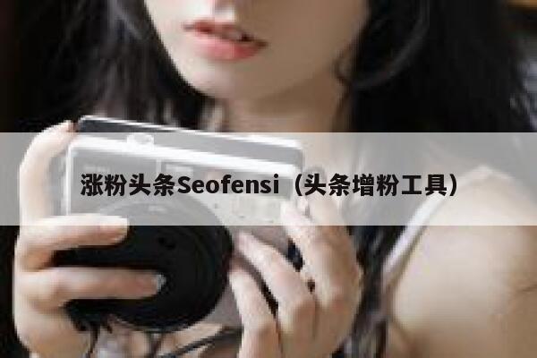 涨粉头条Seofensi（头条增粉工具）