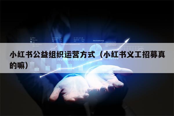 小红书公益组织运营方式（小红书义工招募真的嘛）