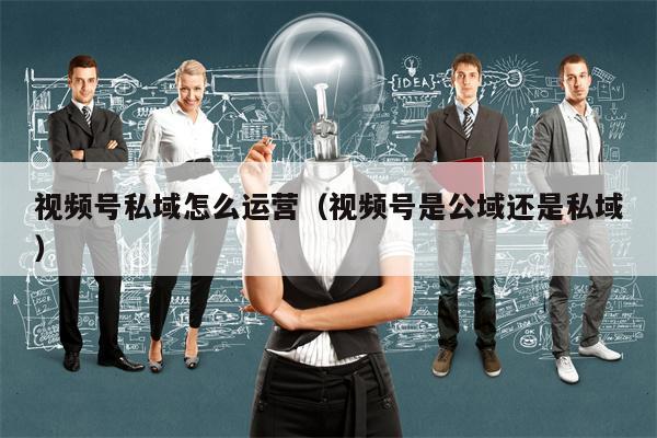 视频号私域怎么运营(视频号是公域还是私域)