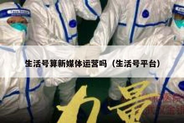 生活号算新媒体运营吗（生活号平台）