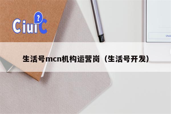 生活号mcn机构运营岗（生活号开发）