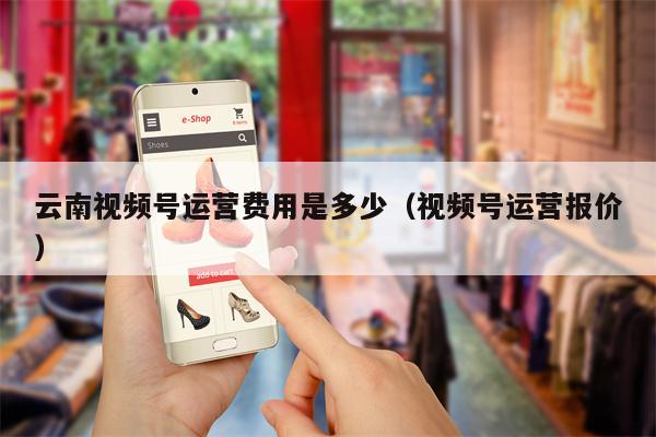 云南视频号运营费用是多少（视频号运营报价）