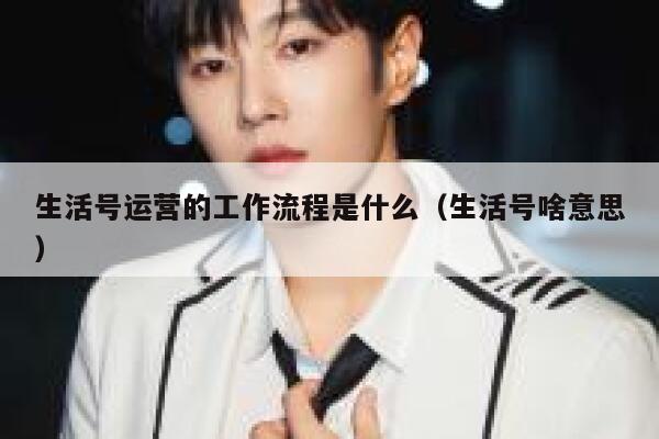生活号运营的工作流程是什么（生活号啥意思）