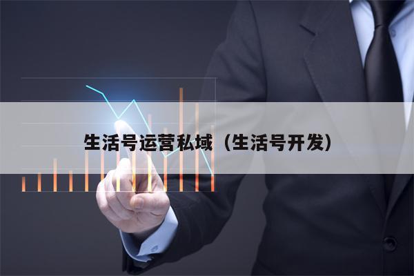 生活号运营私域（生活号开发）