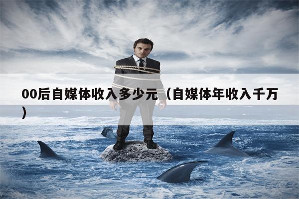 00后自媒体收入多少元（自媒体年收入千万）