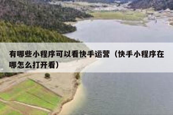 有哪些小程序可以看快手运营（快手小程序在哪怎么打开看）