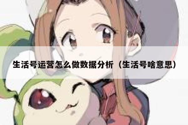 生活号运营怎么做数据分析（生活号啥意思）