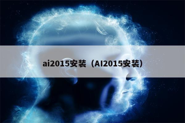 ai2015安装（AI2015安装）