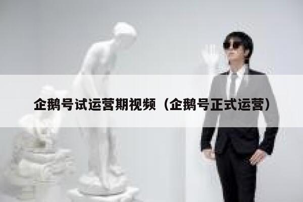 企鹅号试运营期视频（企鹅号正式运营）