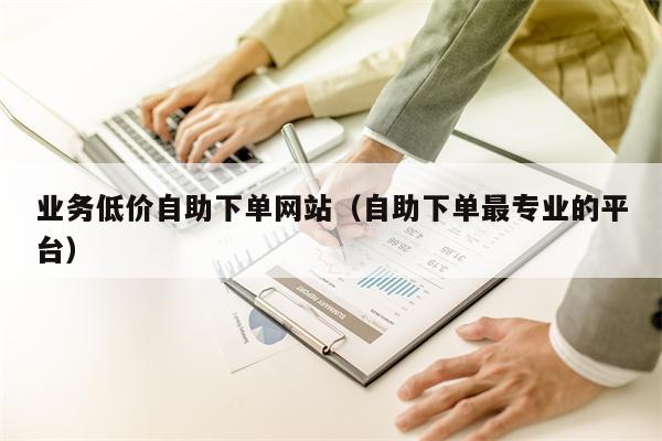 业务低价自助下单网站(自助下单最专业的平台)