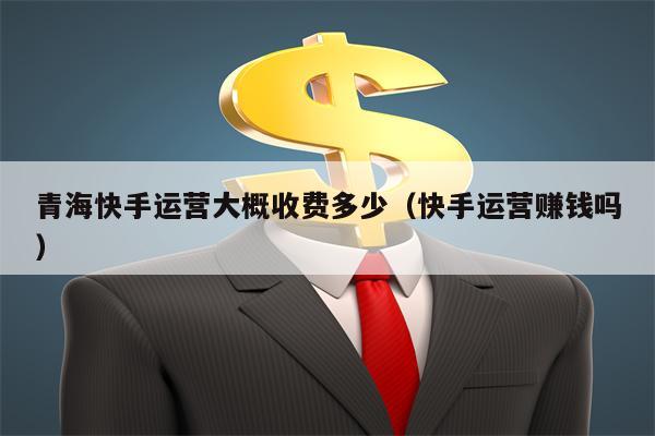 青海快手运营大概收费多少(快手运营赚钱吗)