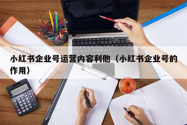 小红书企业号运营内容利他（小红书企业号的作用）