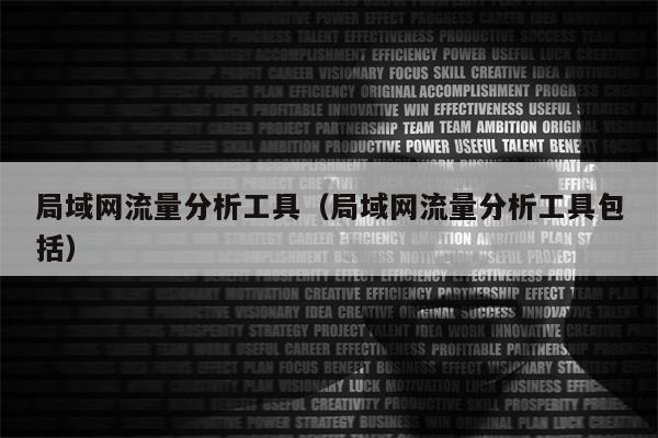 局域网流量分析工具（局域网流量分析工具包括）