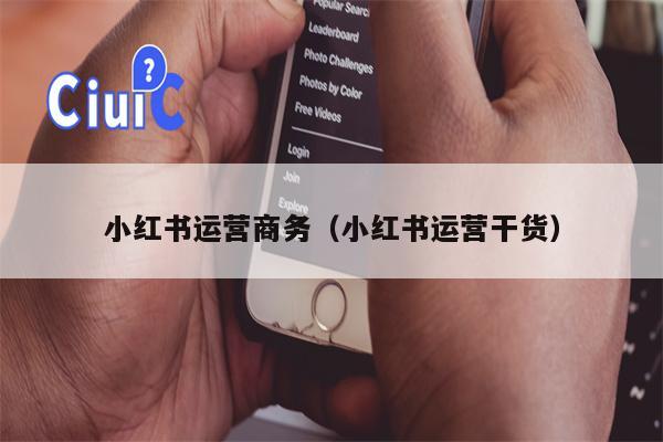小红书运营商务（小红书运营干货）
